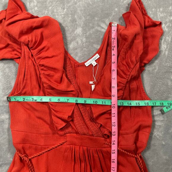 Baltic Born Jennifer Dress Large Boho Flowy Romantic Flutter Maxi Party Event - Picture 6 of 9